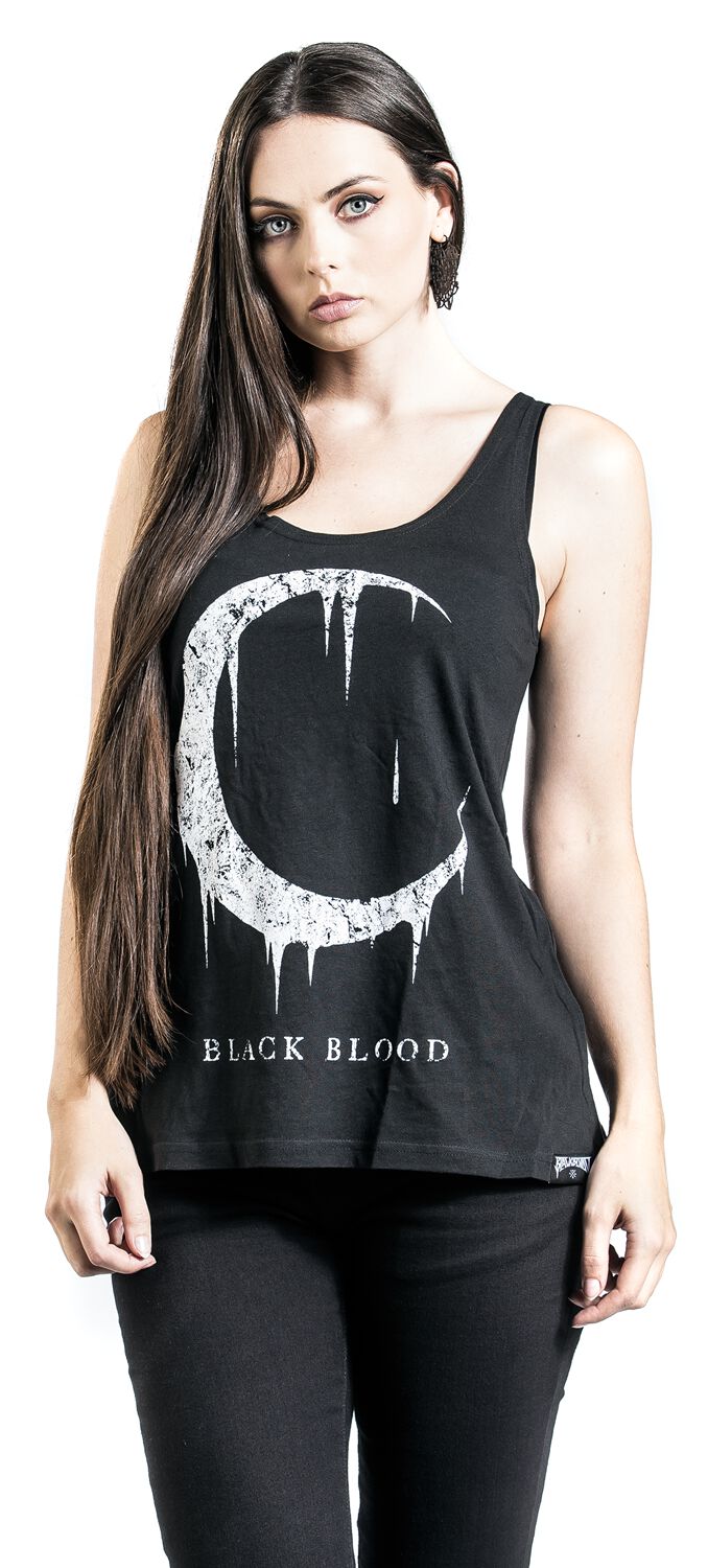 Blood Moon | Black Blood by Gothicana Top