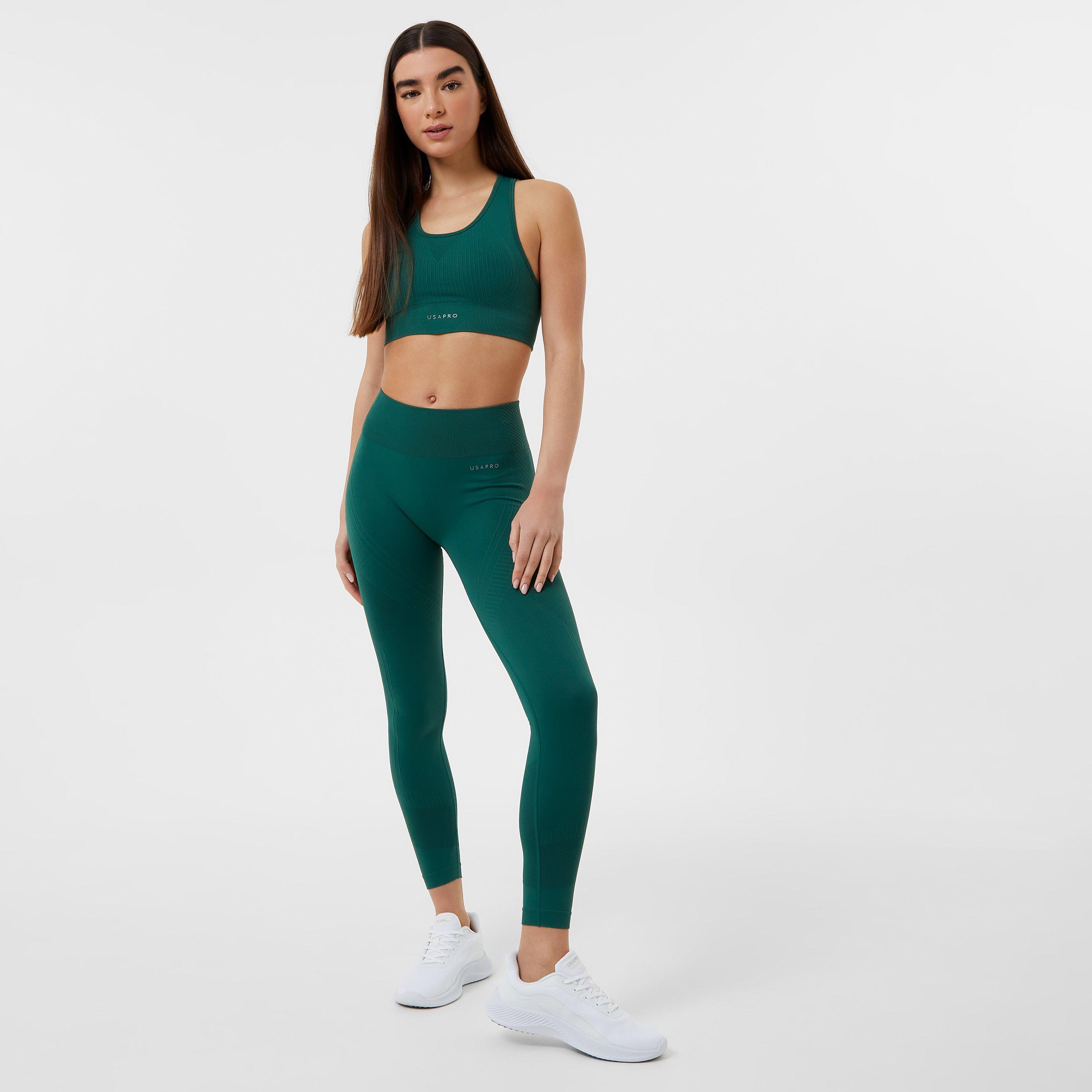 USA Pro UP Seamless Crop Sports Bra
