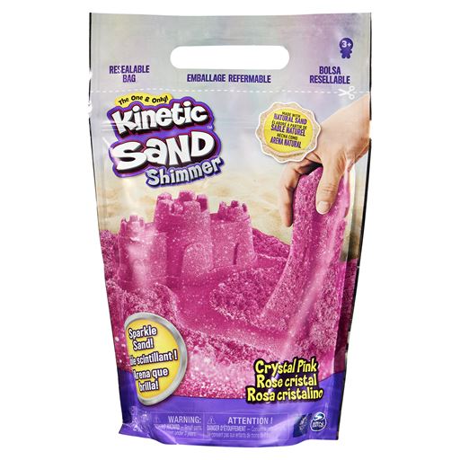 Kinetic Sand Pink Glitter Sand