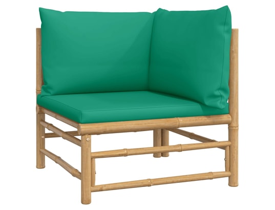 LES TENDANCES - Salon extérieur Salon de jardin-vert-5 places-55x65x30-490625