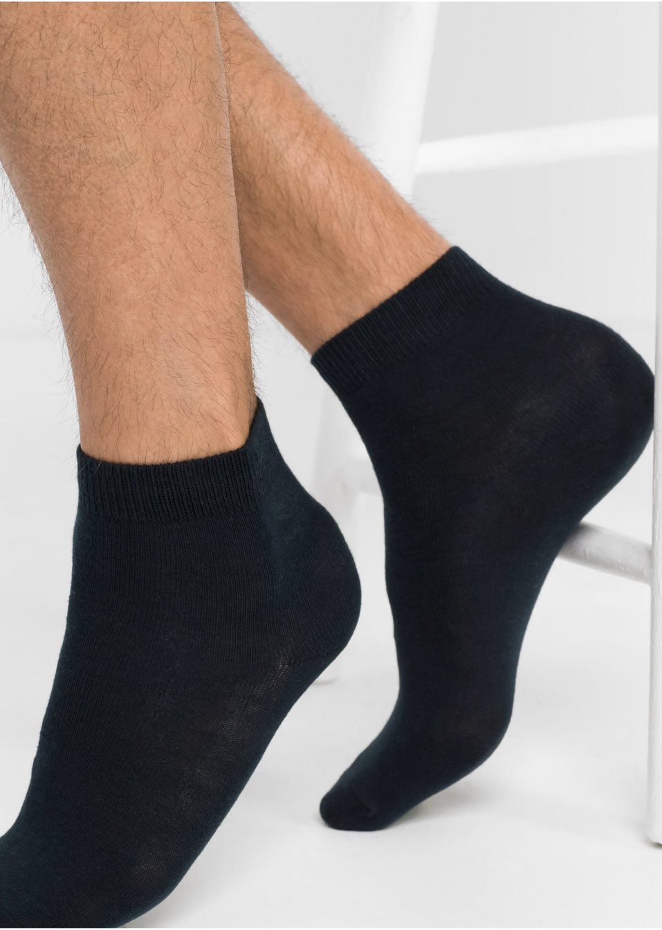 Lot de 10 paires de chaussettes courtes basiques avec coton