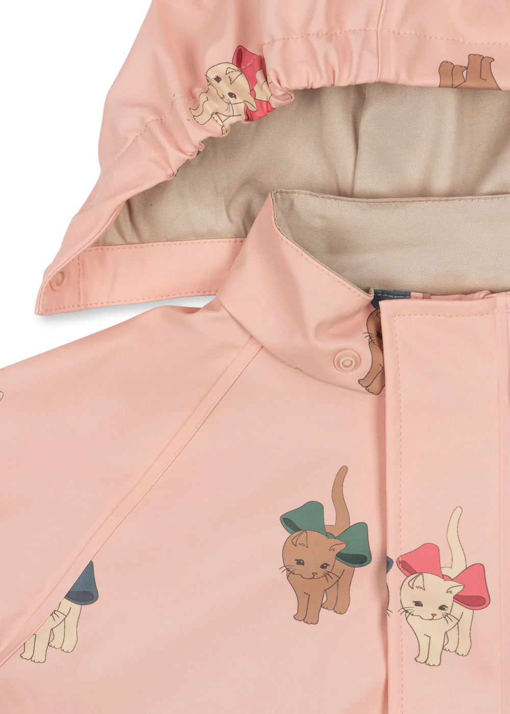 Rainy palme regnsæt - bow kitty pink - 12M