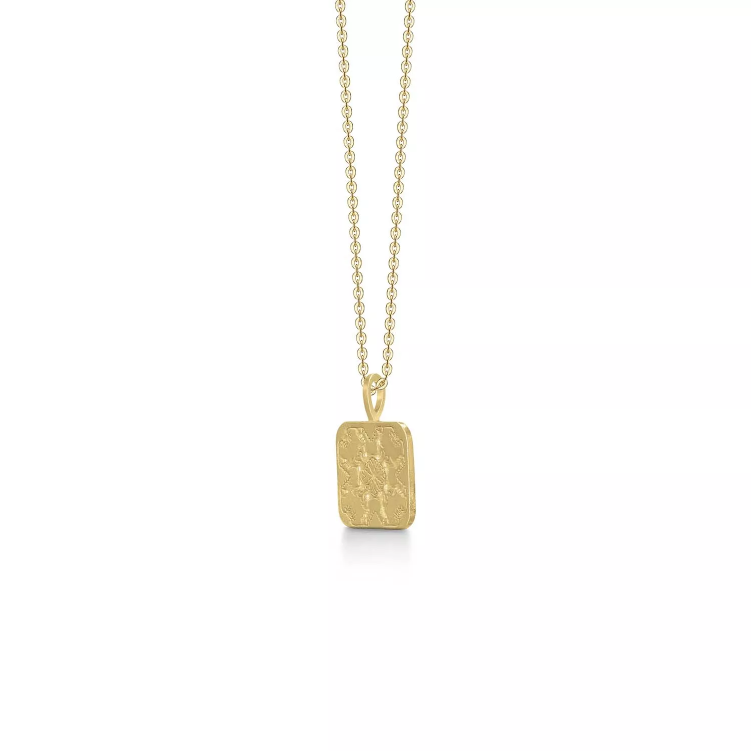 Polar Jewelry Tinder Box Halskæde 22 kt. Forgyldt Sølv TIN-NL-GD-00321