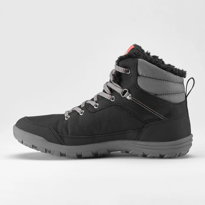 Decathlon Quechua - Botas de caminhada femininas Quechua SH100 MID, quentes e impermeáveis