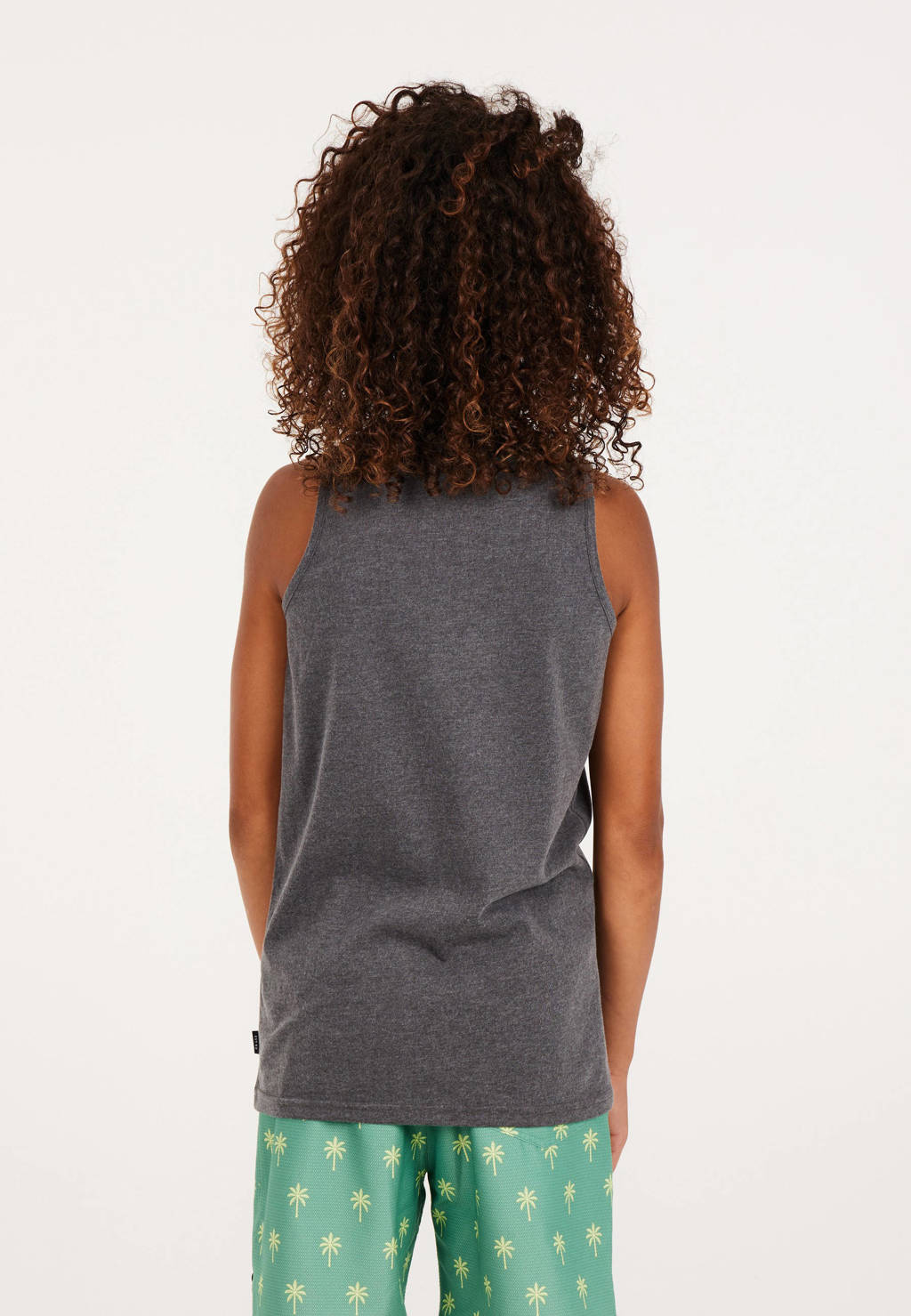 Protest gestreepte singlet grijs