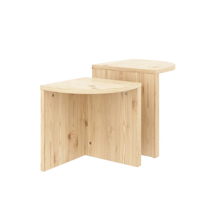 Karup Design - Combine Beistelltisch-Set, Kiefer natur (2er-Set)