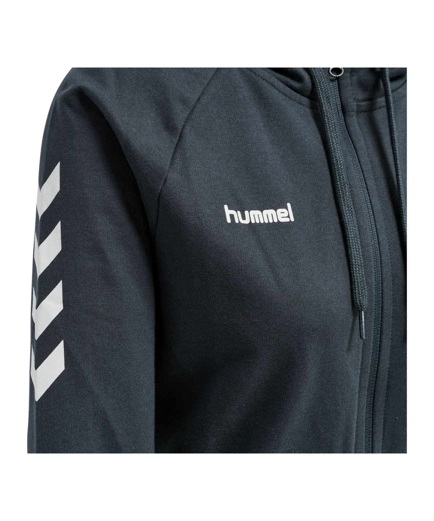Hummel Cotton Kapuzenjacke Damen Blau F8571