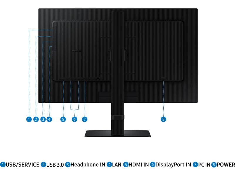 Samsung Monitor ViewFinity S6 LS24D600UAUXEN 24