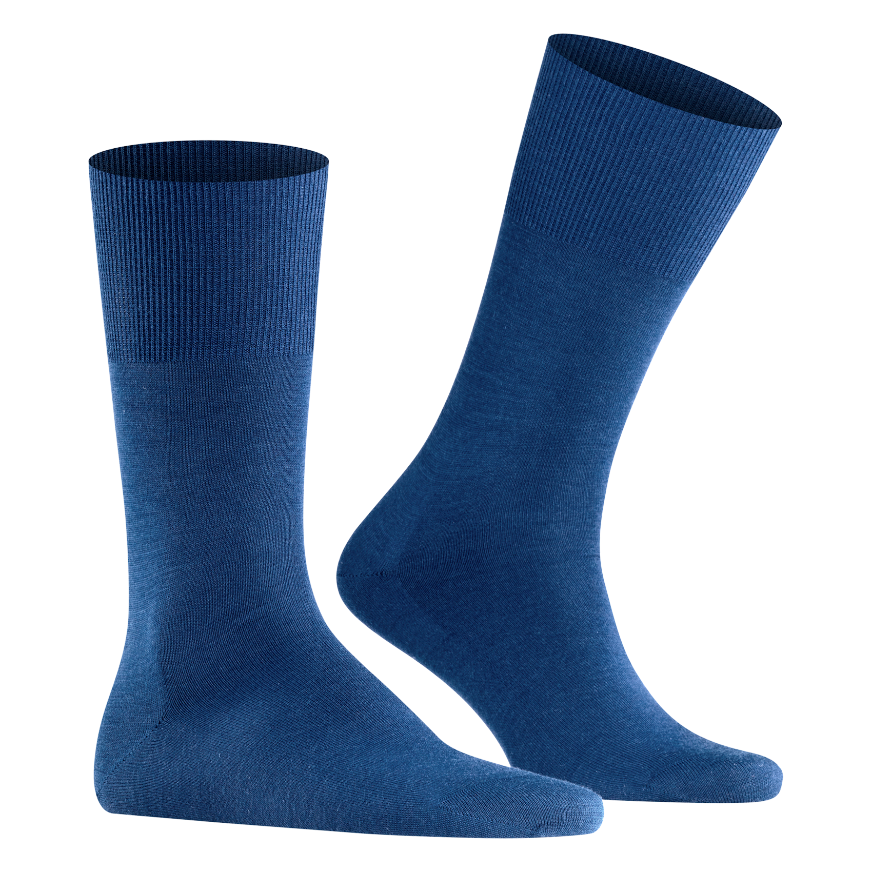 AIRPORT SO - Chaussettes montantes en laine mélangée | Bleu