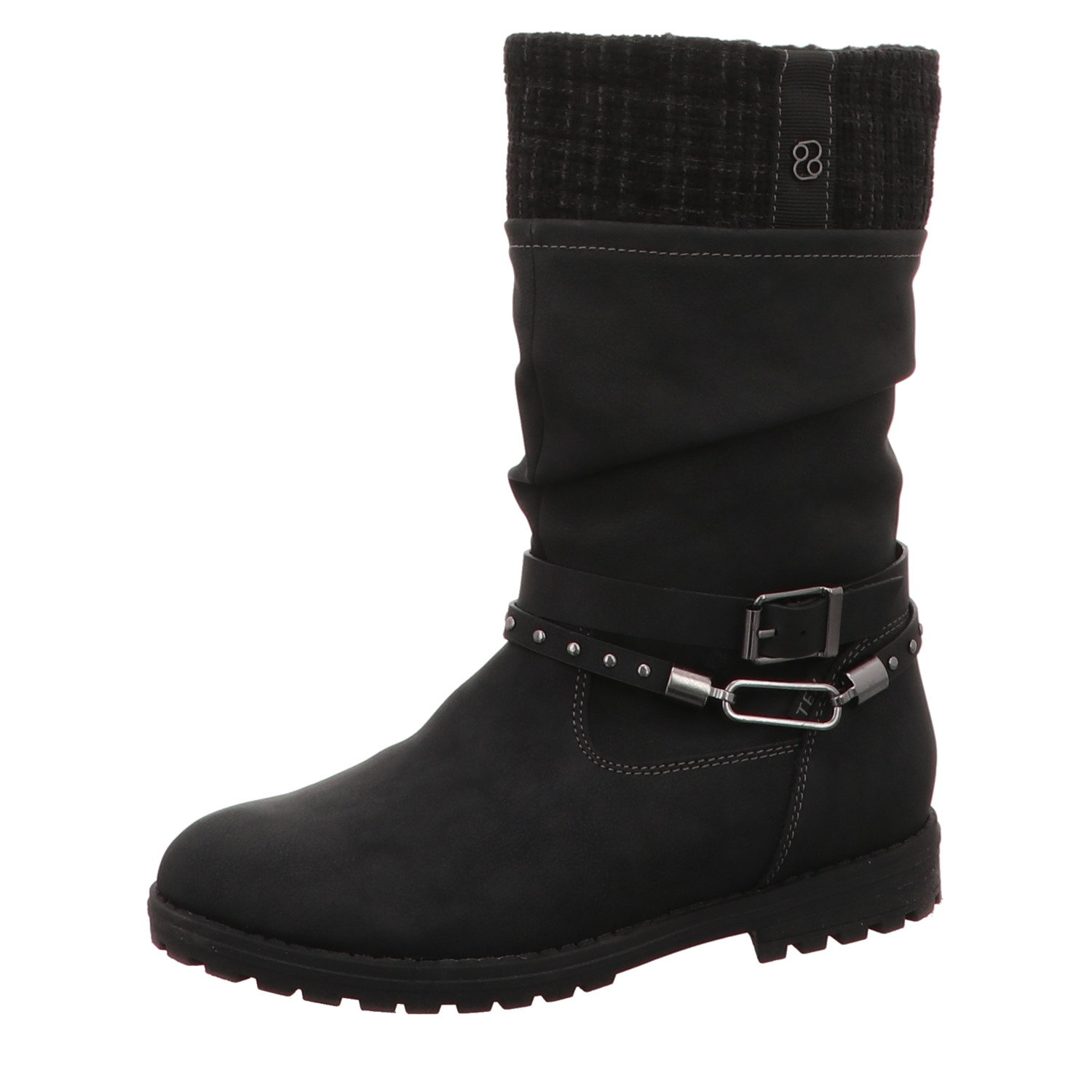 s.Oliver Schaftstiefel schwarz
