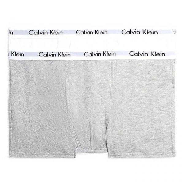 Calvin Klein Boxers B70b792000 2 Unidades White / Grey Htr 14-16 Anos