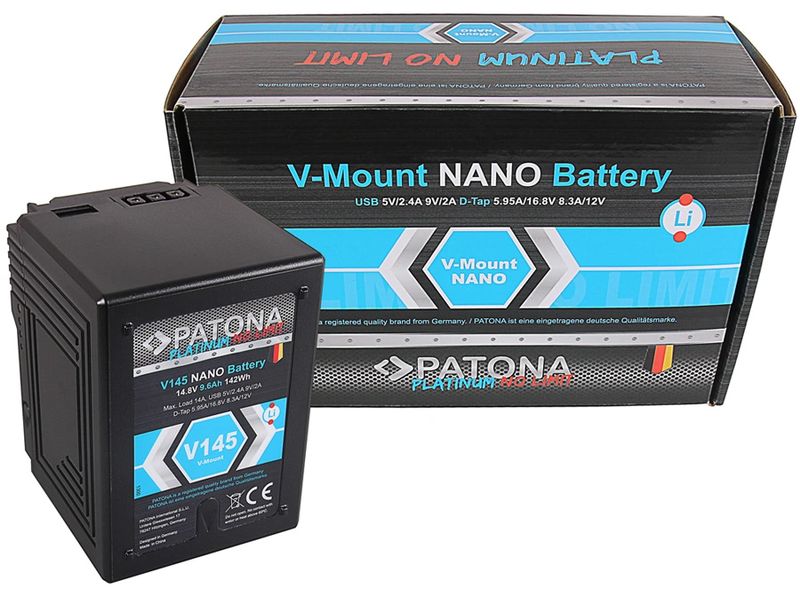 Patona Platinum NANO Akku für Sony DSR 600P Platinum NANO Batteriesatz für Sony