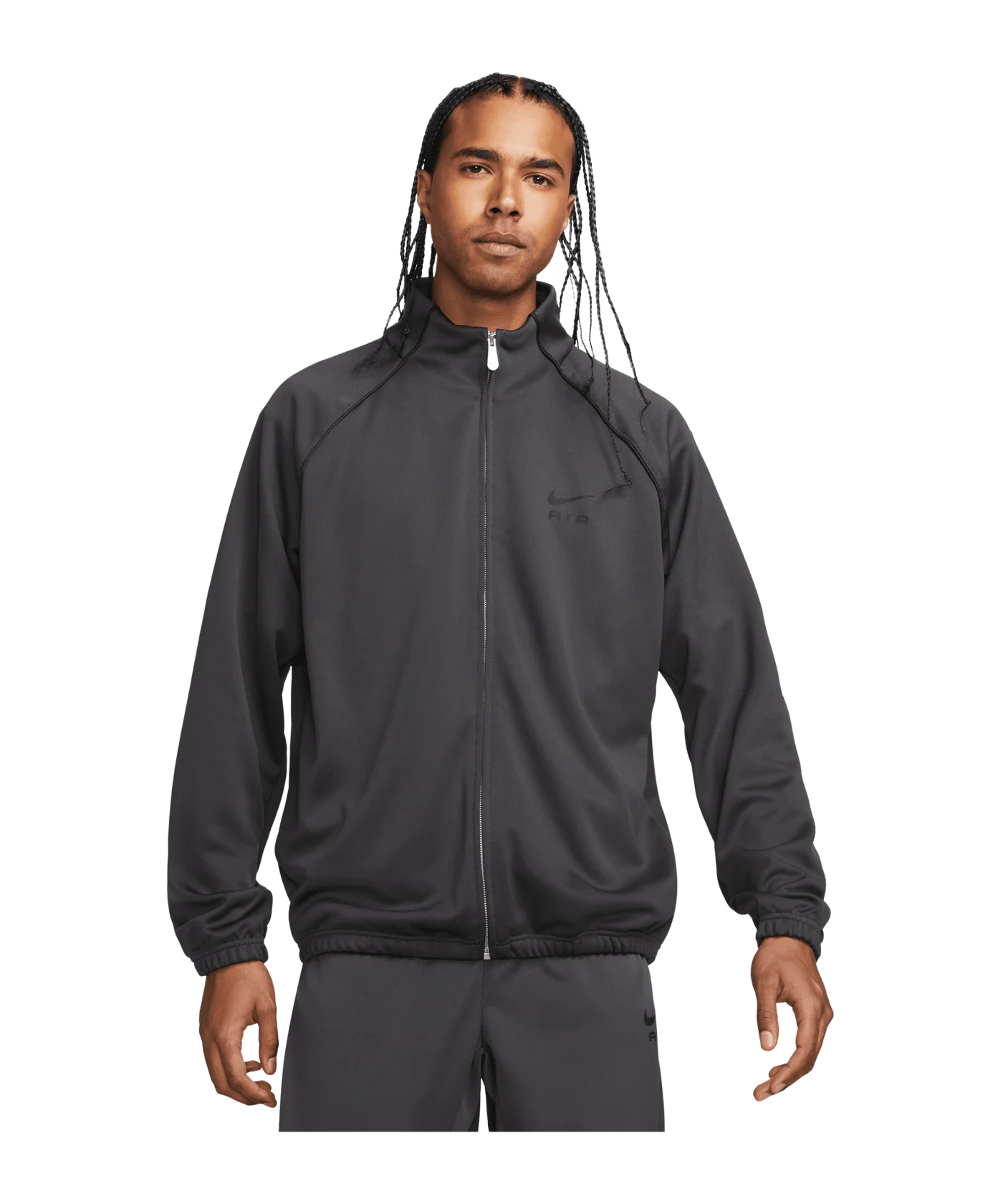 Nike Air Trainingsjacke Grau Schwarz F070
