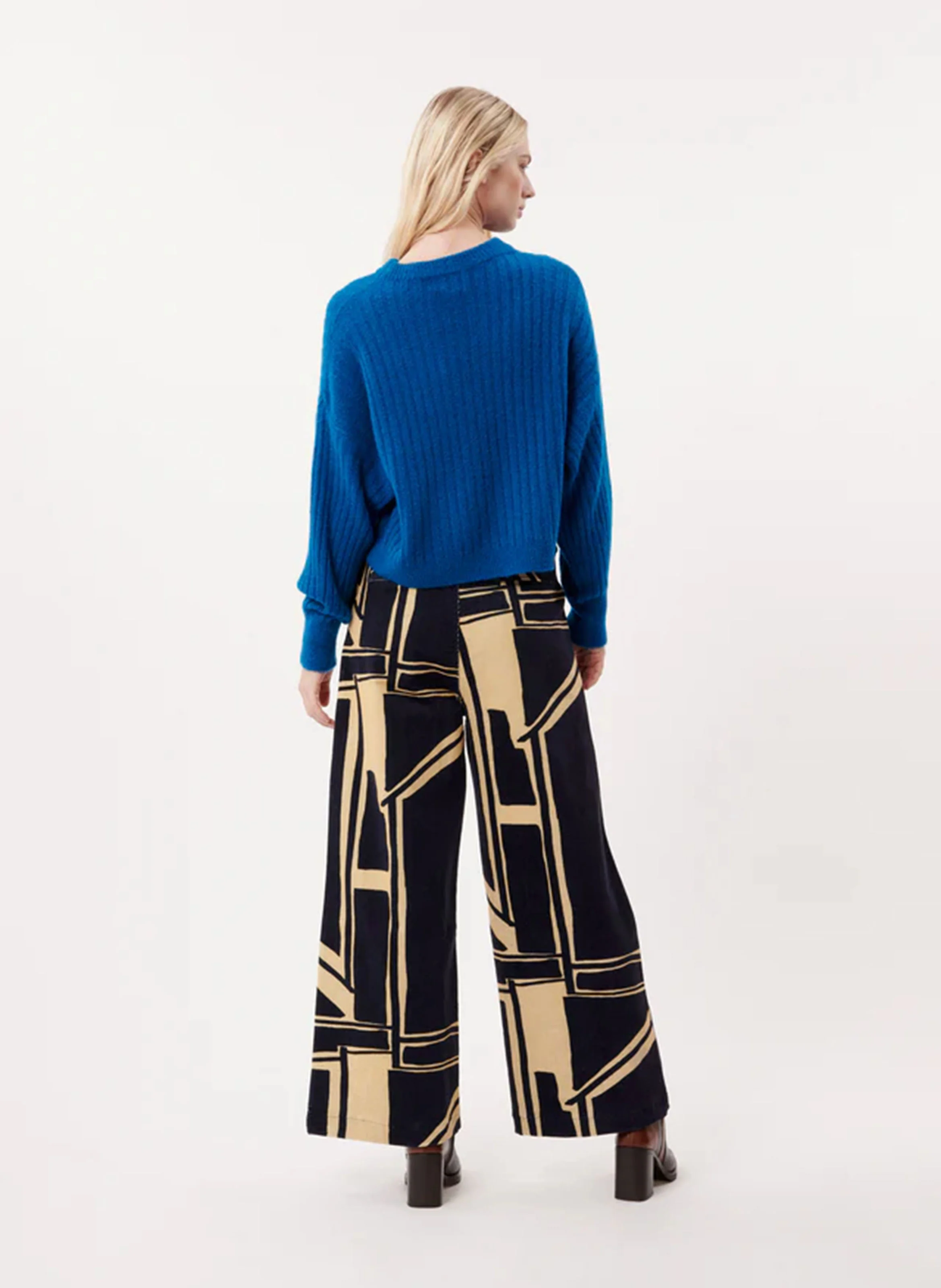 NAICHA - Pull col rond | Bleu
