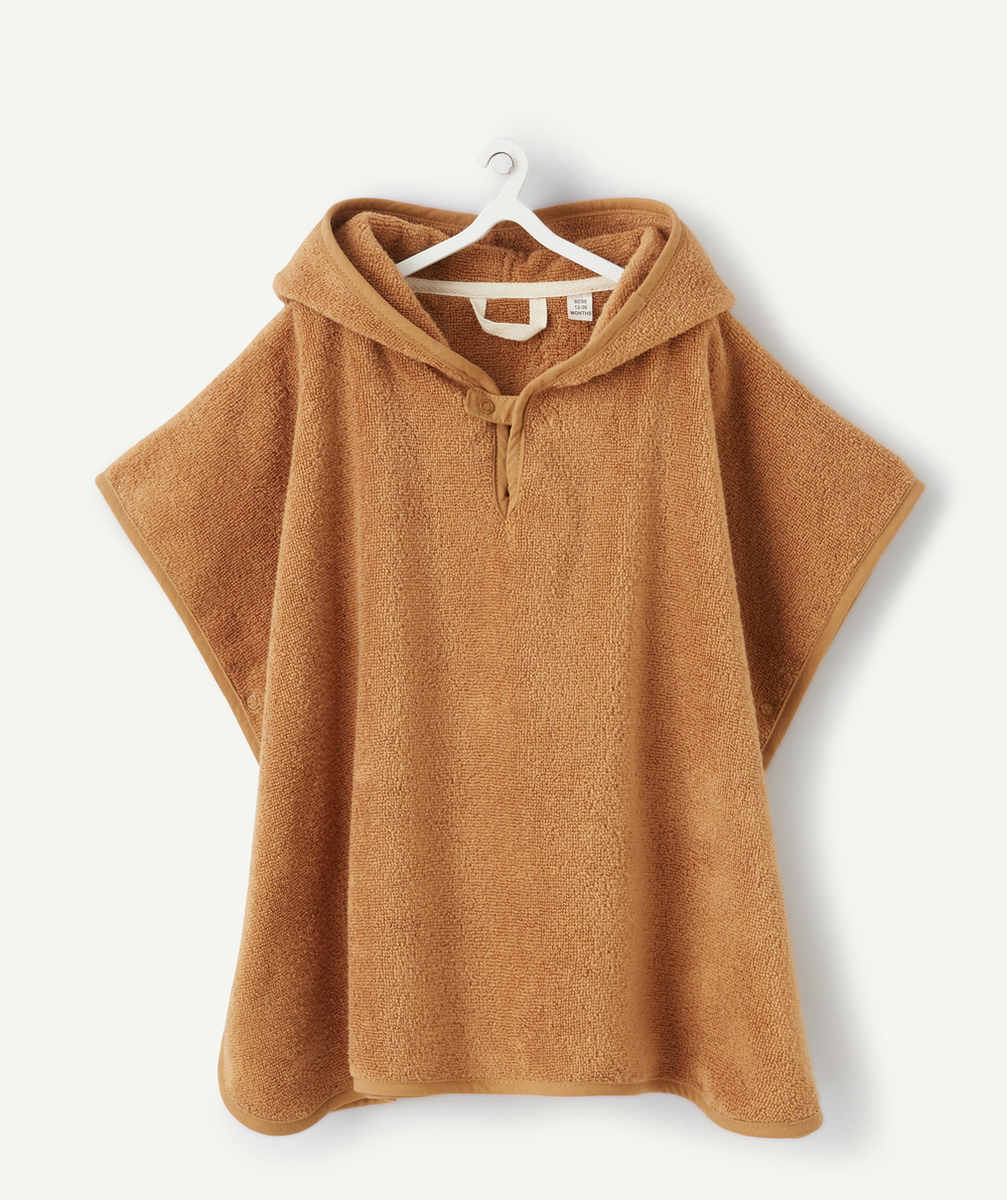 LASSIGPONCHO EN COTON BIOLOGIQUE CAMEL