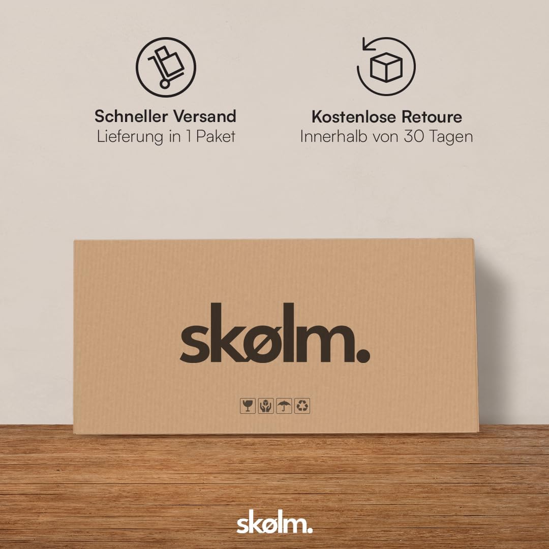 skølm Izar Metall Kommode – Wohnzimmerschrank in Schwarz – Metallschrank mit 2 Fächern & Doppeltüren – Sideboard für Wohnzimmer – Mehrzweckschrank 80 cm breit – Highboard Industrial Style