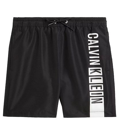 Calvin Klein Bådeshorts - Medium Drawstring - Sort