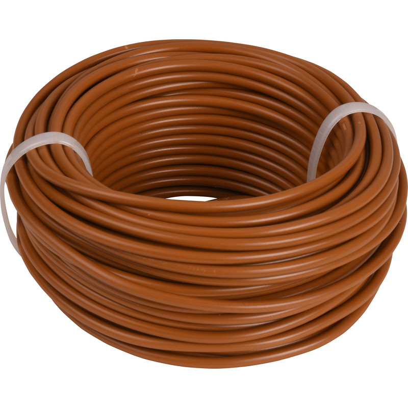 Installatiedraad VD H07V-U 20m 2,5mm² bruin