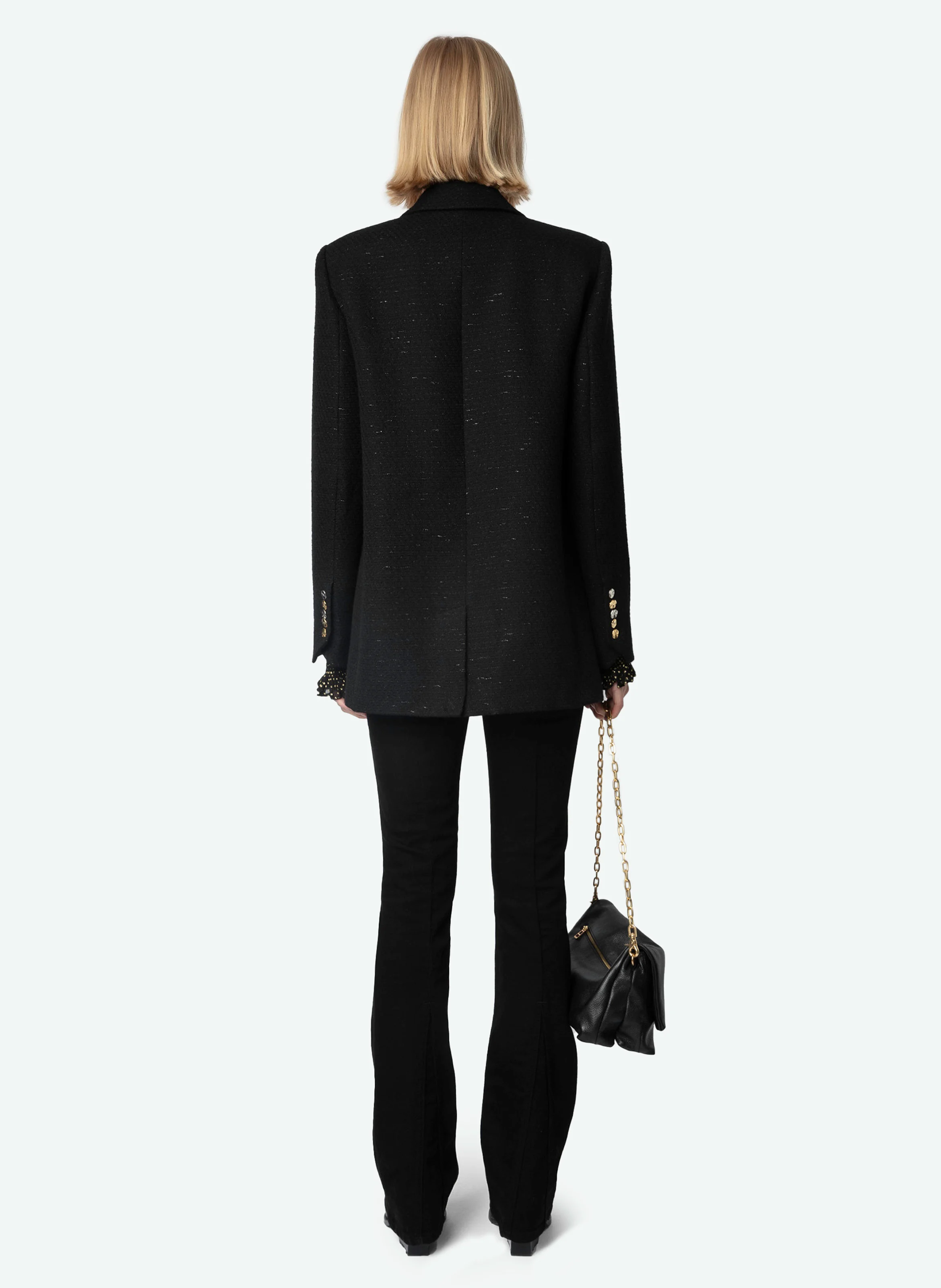 VICKA - Veste de tailleur en laine mélangée | Noir