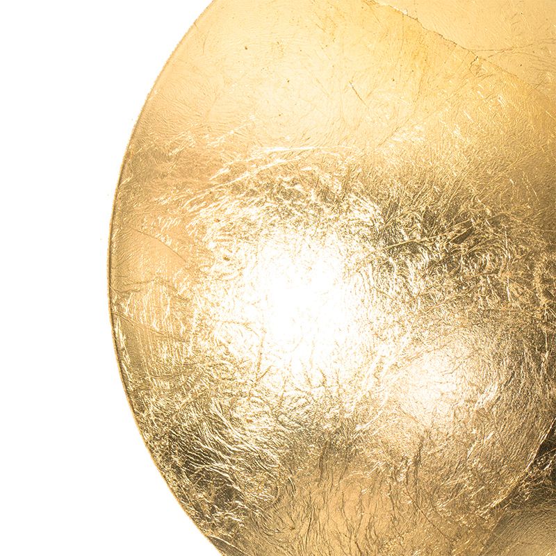 Moderne wandlamp goud rond 20cm - Sunrise