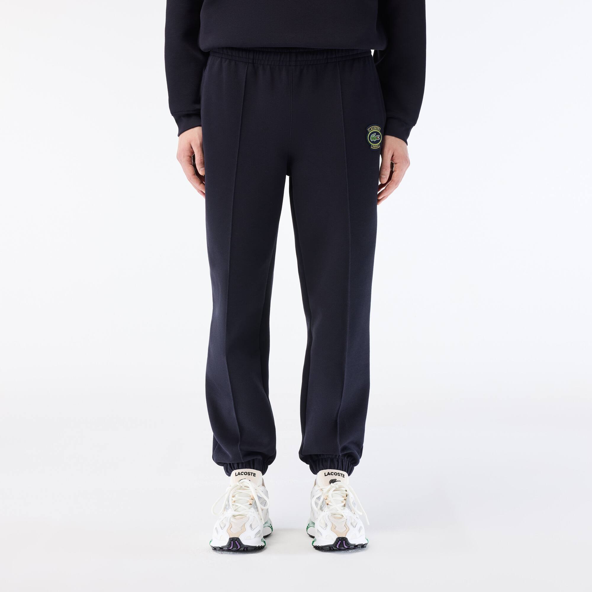 Pantalon de survêtement Jogger en double face piqué Pantalons de survêtement - Bleu - Lacoste - Homme