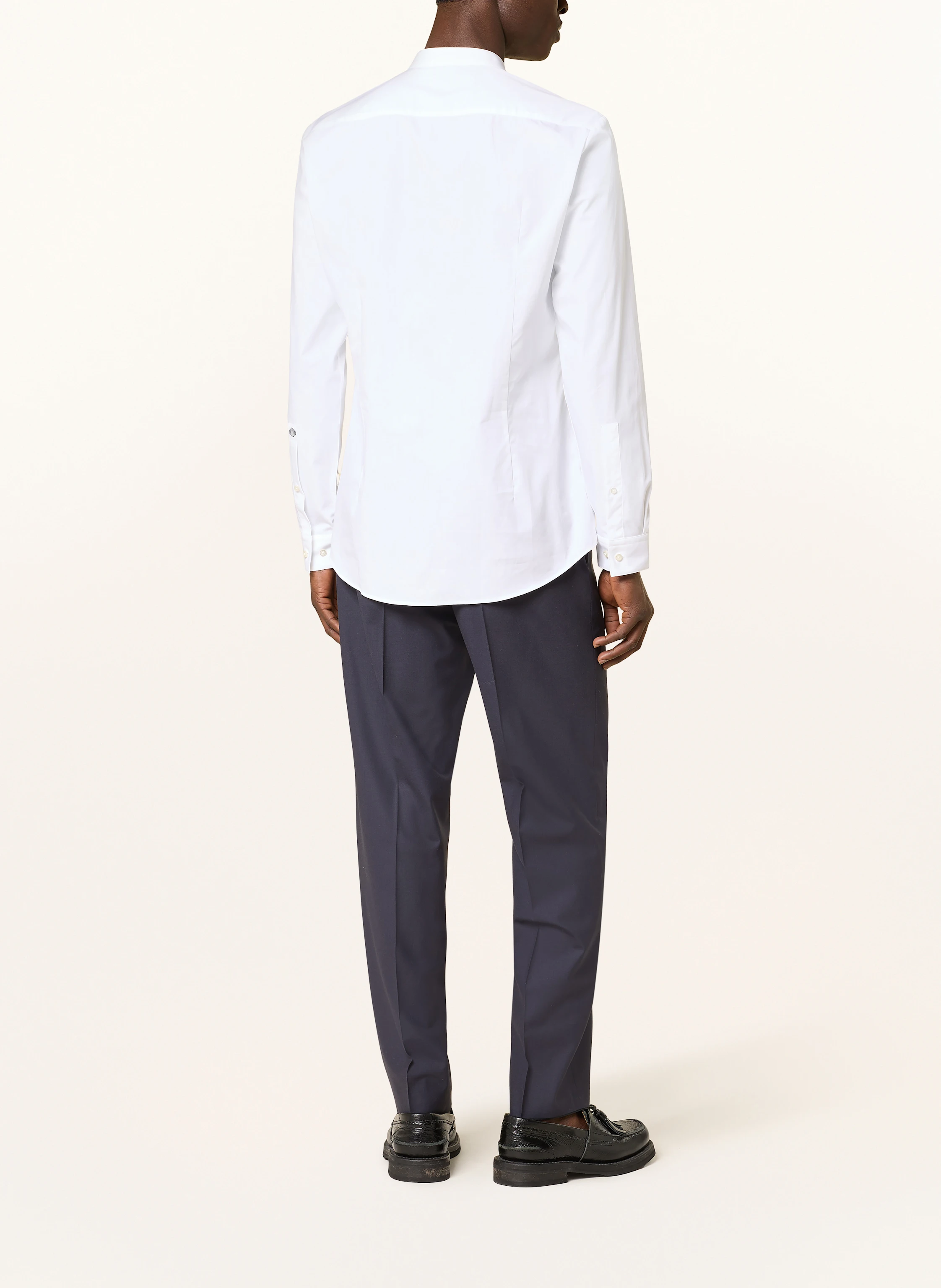 HUGO Hemd KALEB Slim Fit mit Stehkragen
