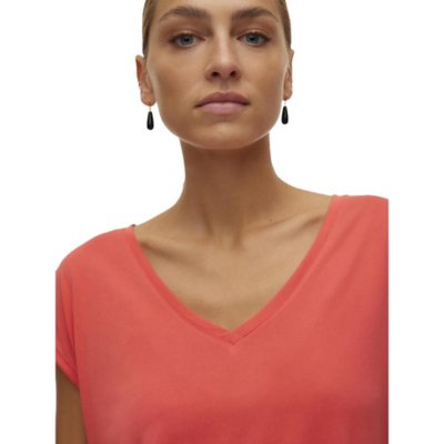 Tee-shirt à manches courtes femme Vmfilli V-Netee VERO MODA