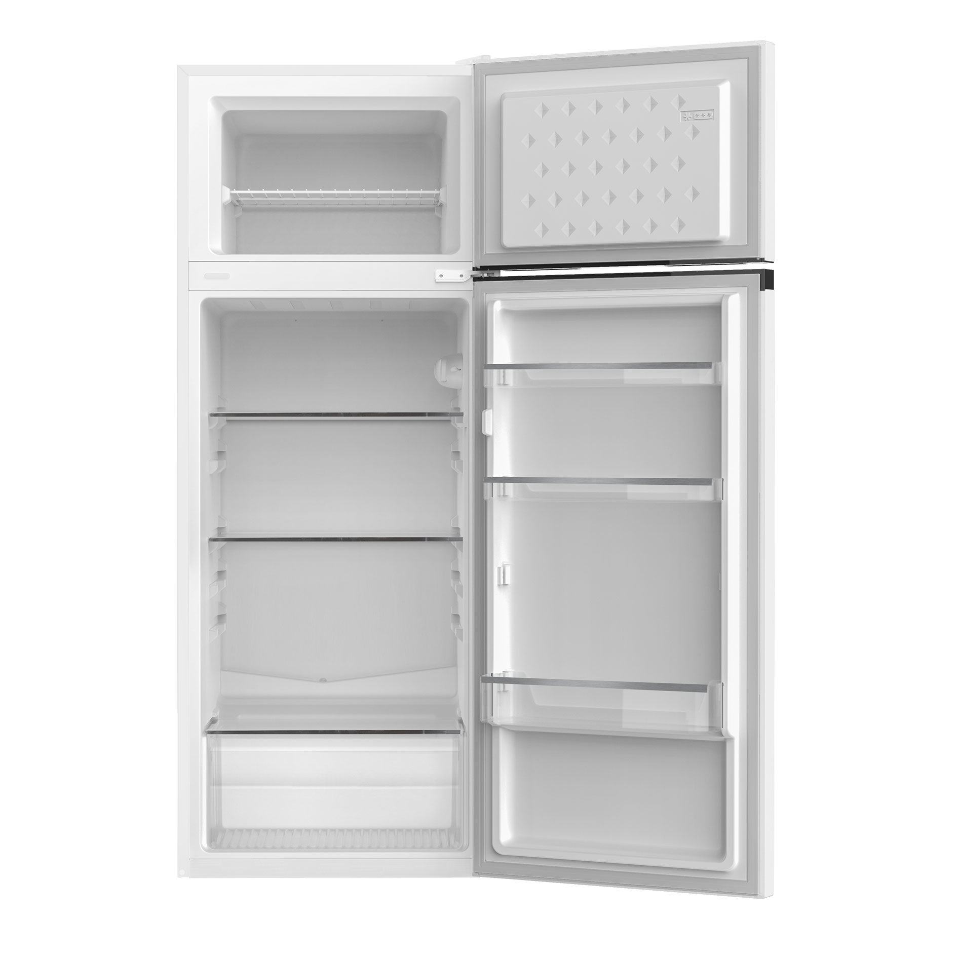 AMICA Kühl-Gefrierkombination DT 374 160 W - weiß - E