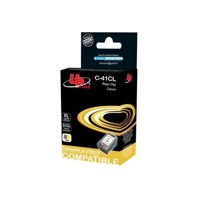 Cartouche compatible Canon CL-41 - cyan, magenta, jaune - Uprint