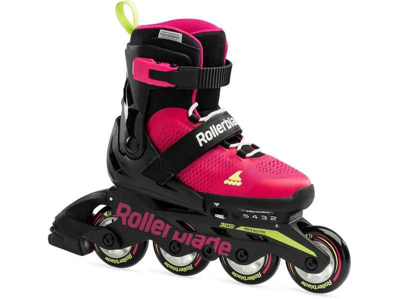 ROLLERBLADE Inline-Skates Microblade 230 Pink/Light Green Inline-Skates für Kinder