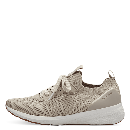 Tamaris Textile Sneakers, Ivory Metallic, 37