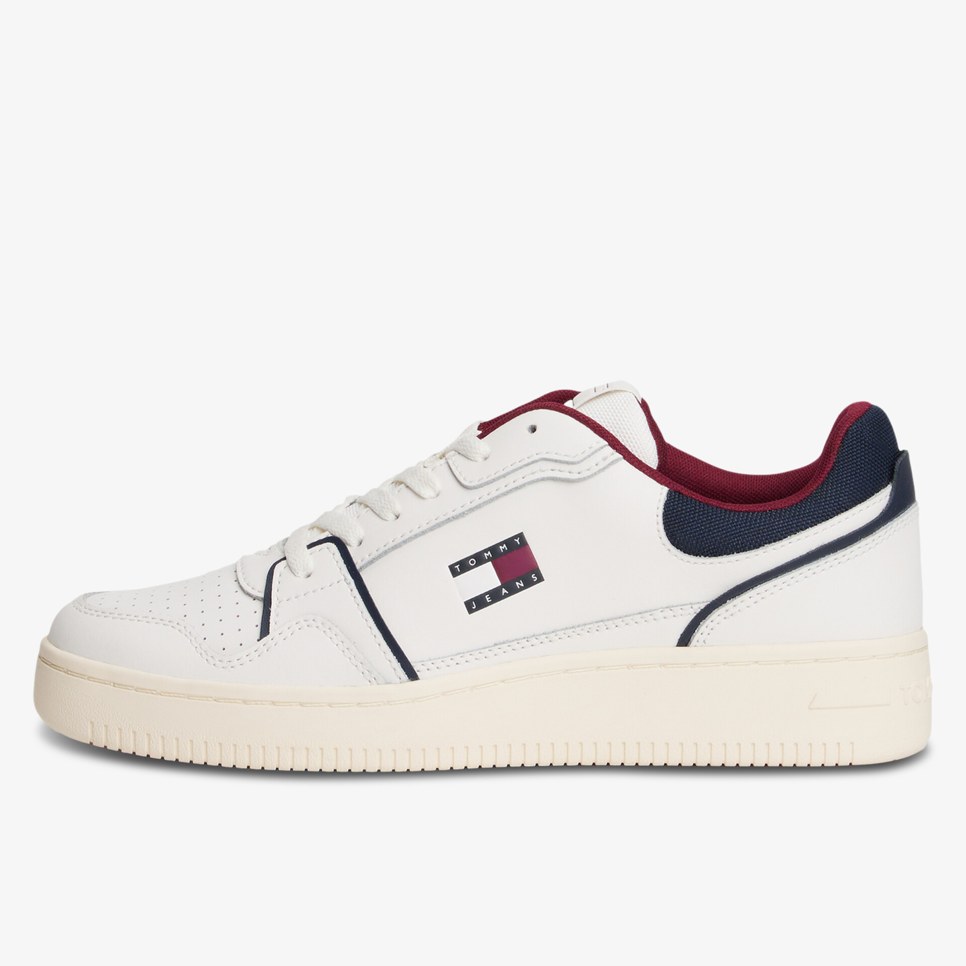 TOMMY JEANS Herren Sneaker Low weiß