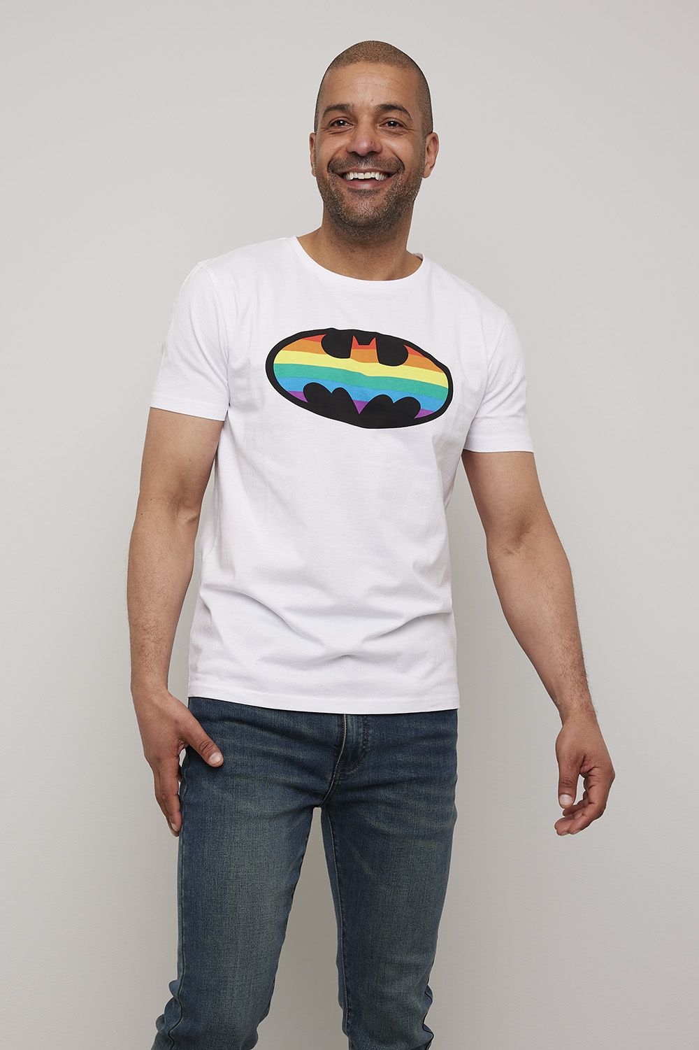 T-skjorte Batman rainbow