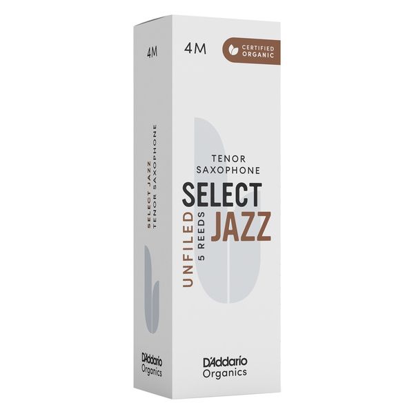 DAddario Woodwinds Organic Sel. Jazz Unf. TEN 4M
