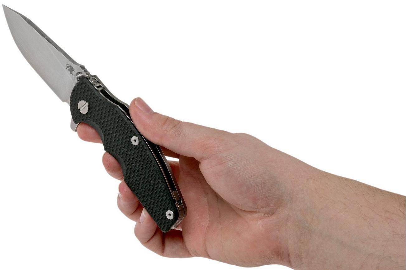 Rick Hinderer Jurassic Slicer Black G10 CPM 20CV zakmes