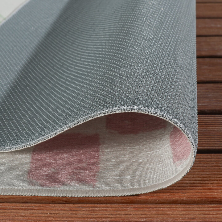 Buitenvloerkleed - Oasis Leaves Roze/Groen | OEKO-TEX & Wasbaar