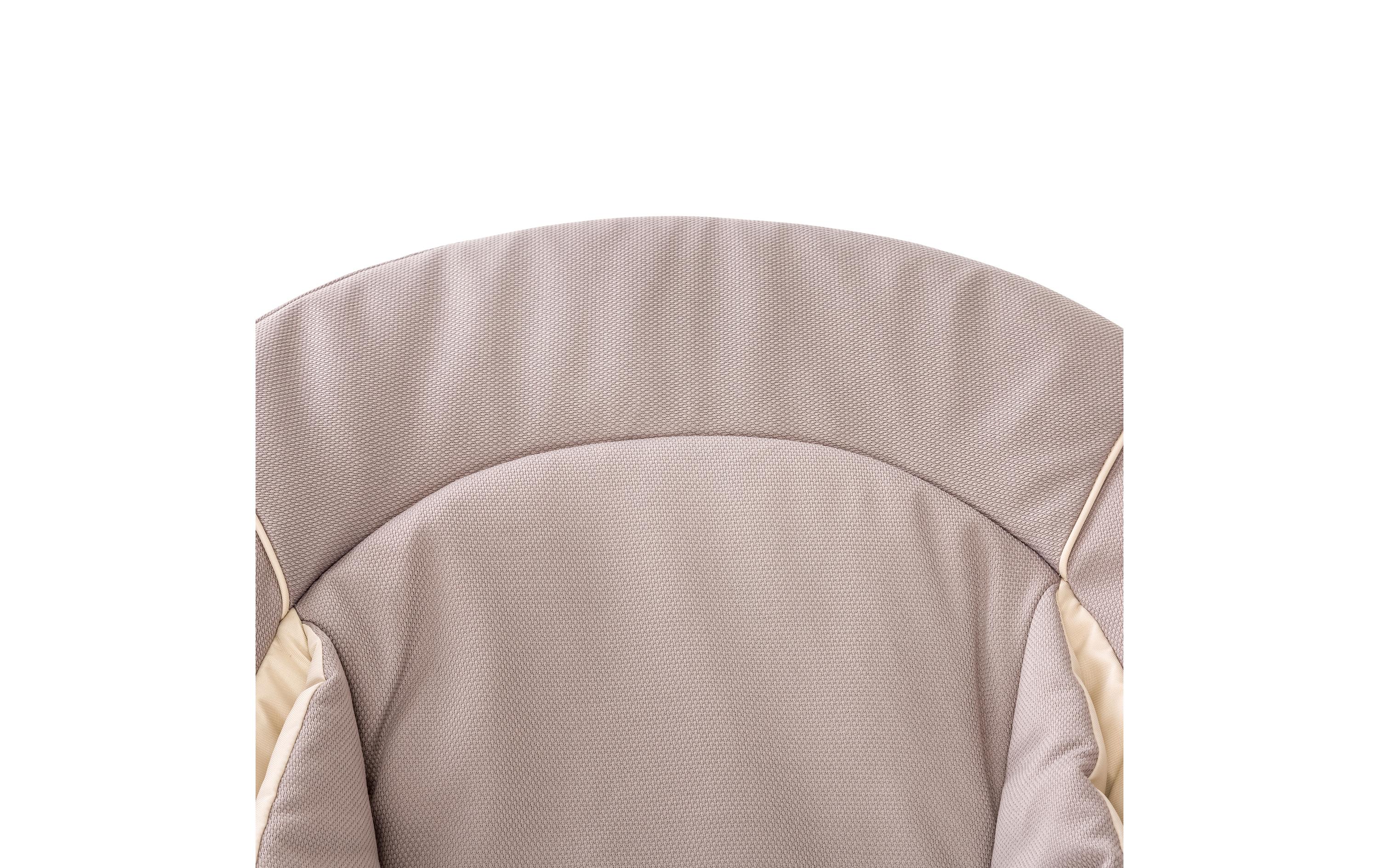 Hochstuhlaufsatz Alpha Bouncer 2in1 Stretch Beige2 in 1 Babywippe und Neugeborenenaufsatz für Hauck Holzhochstühle