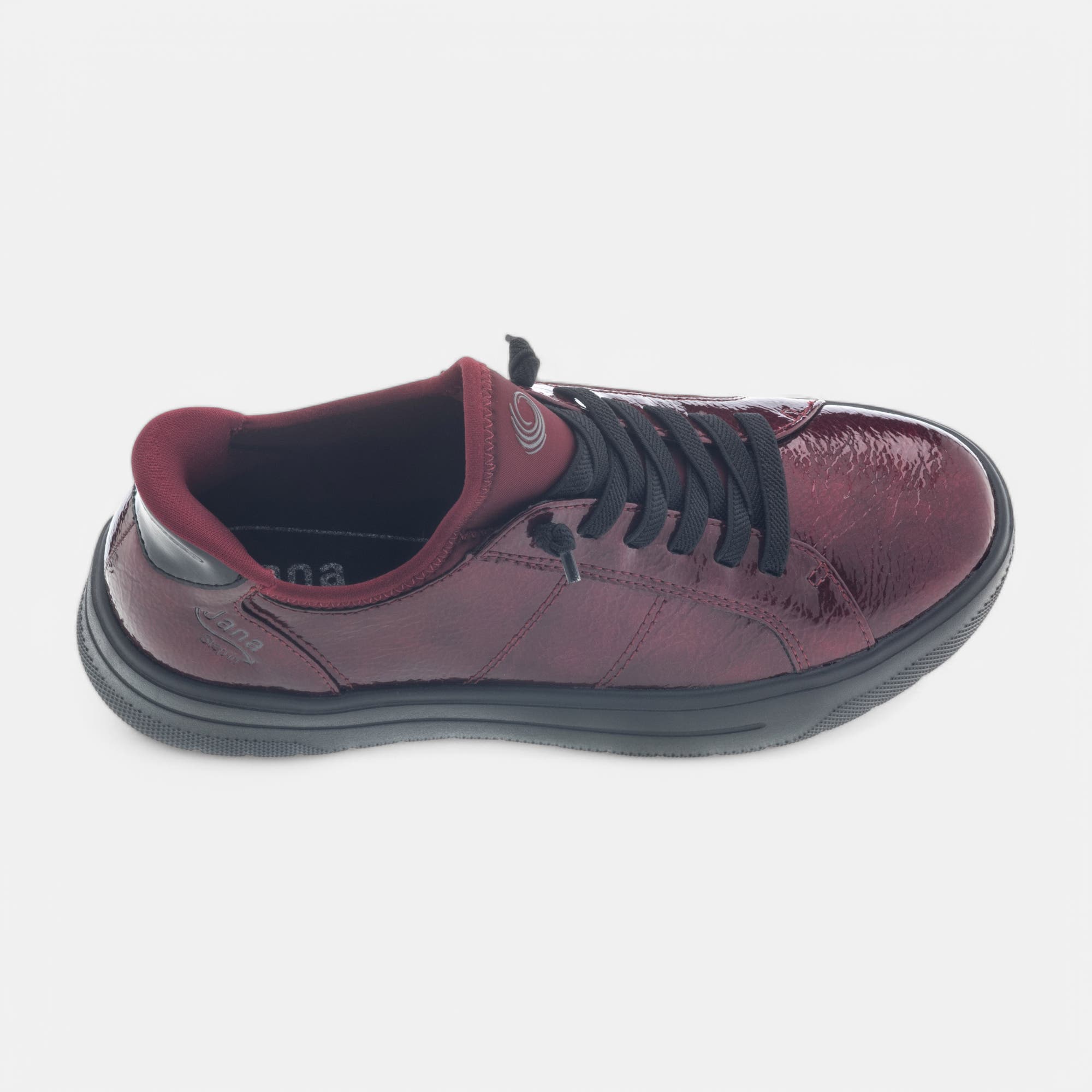 Baskets basses Femme bordeaux