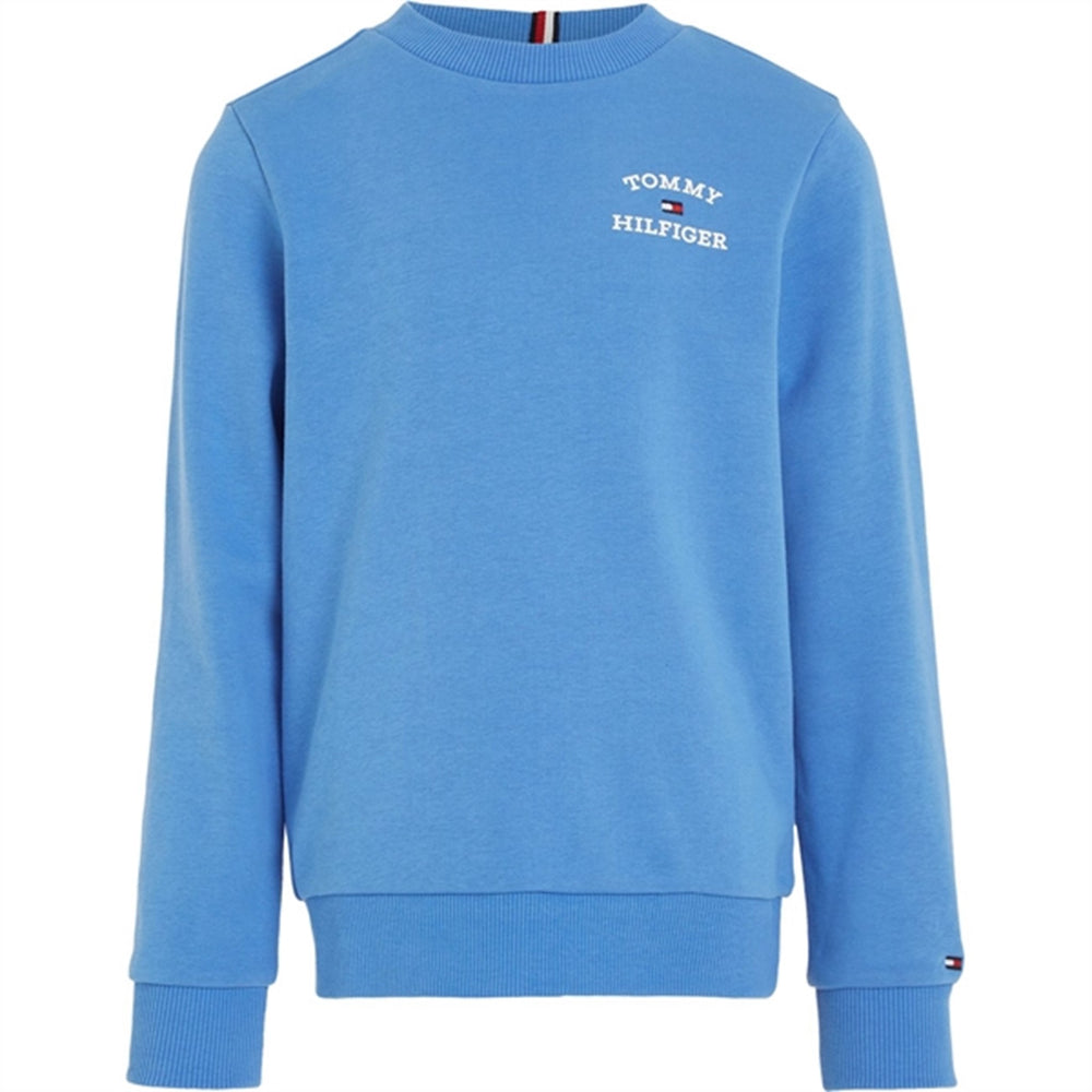 Køb Tommy Hilfiger TH Logo Sweatshirt Blue Spell