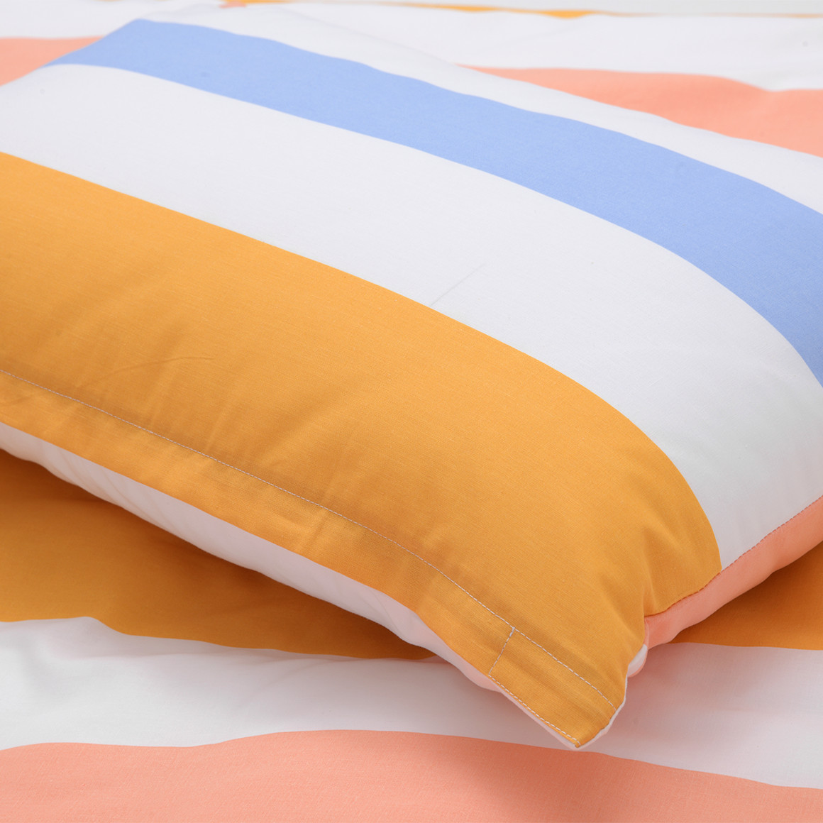 Topomini Bettwäsche 100 x 135 cm weiss / bunt