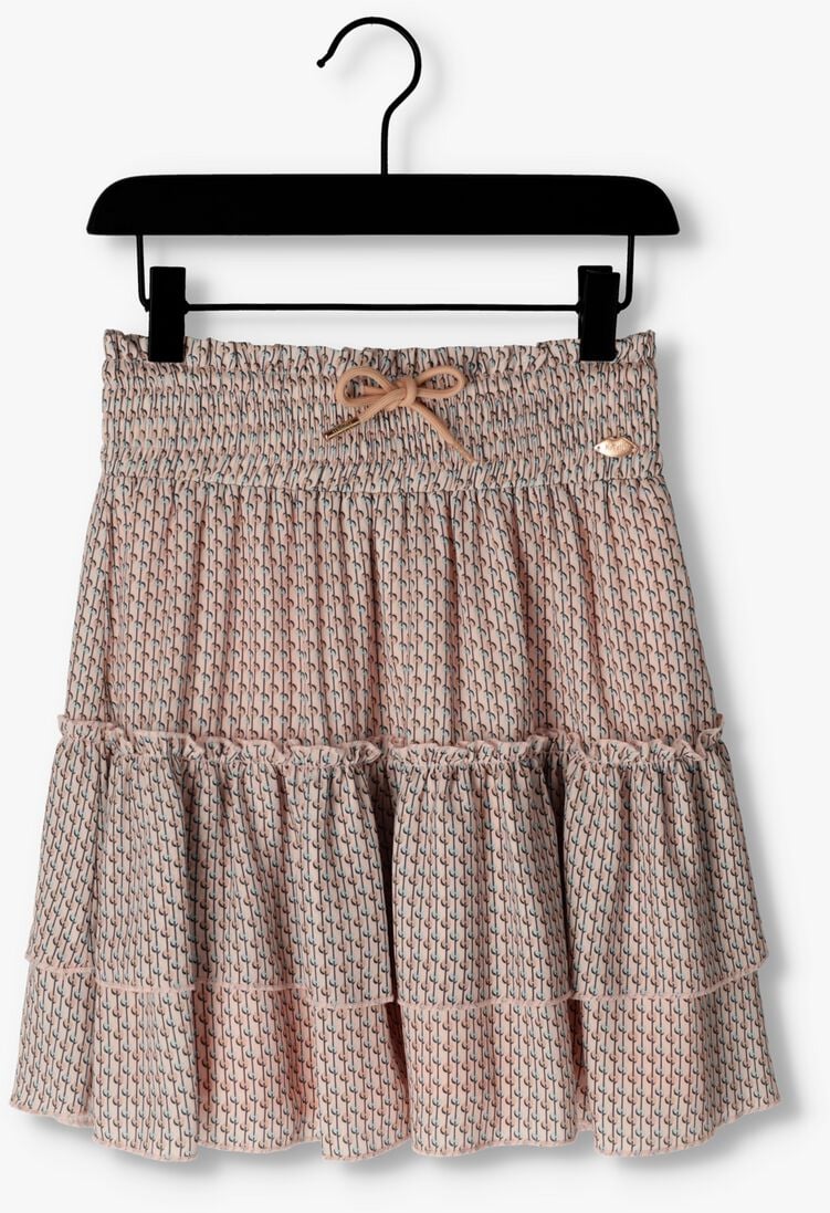 NOBELL roze nobell minirok najak layered skirt