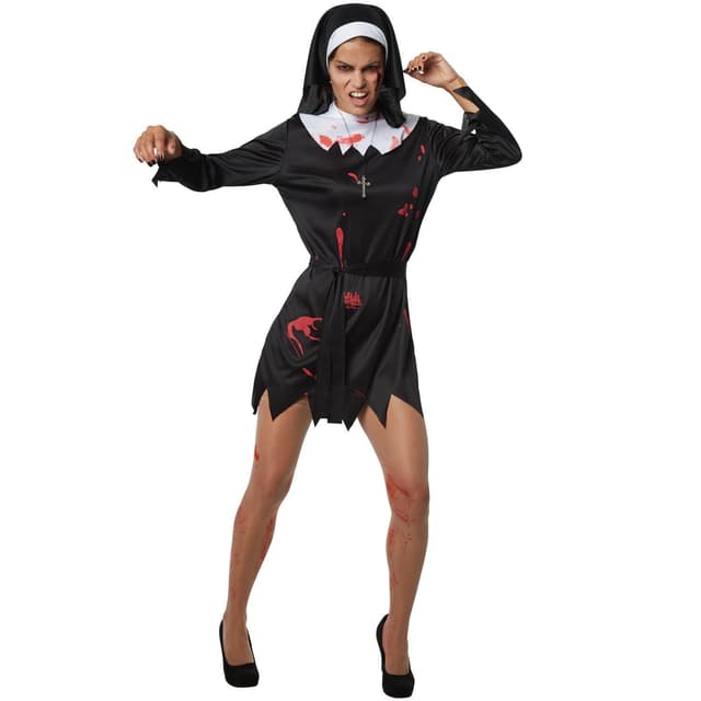 Halloween nonne kostume