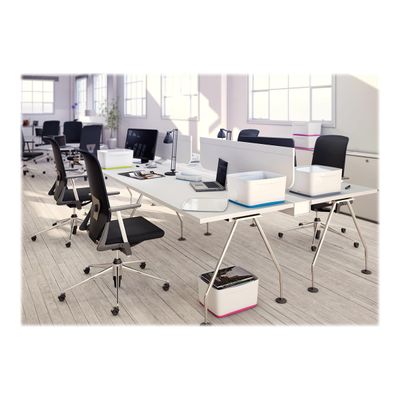 Leitz MyBox - Bac de rangement - blanc/rose