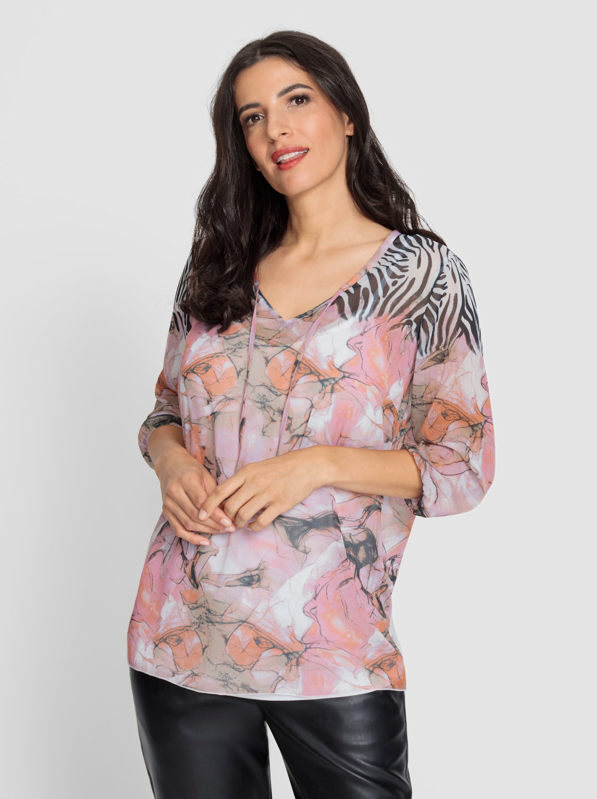 Druckbluse