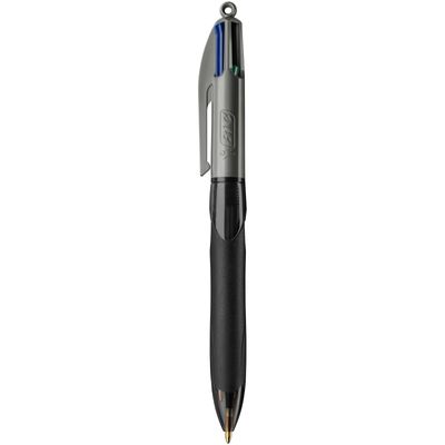 BIC 4 Couleurs Grip Pro - Stylo à bille 4 couleurs