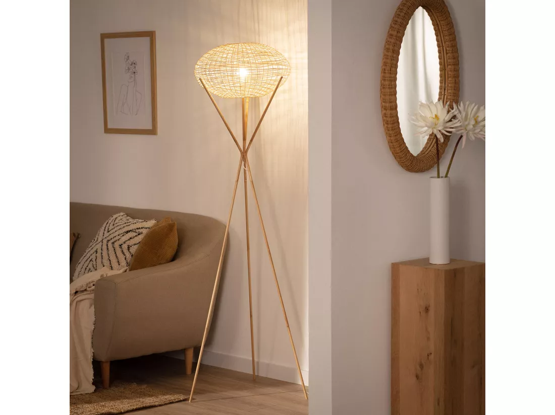 Lampadaire Ronax Naturel
