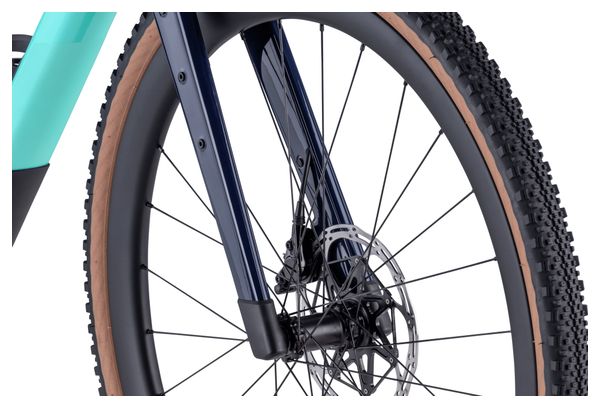 Vélo de Gravel BMC URS 01 Three Sram Force eTap AXS / X0 Eagle AXS 12V 700 mm Bleu Vert Minty Aqua 2024