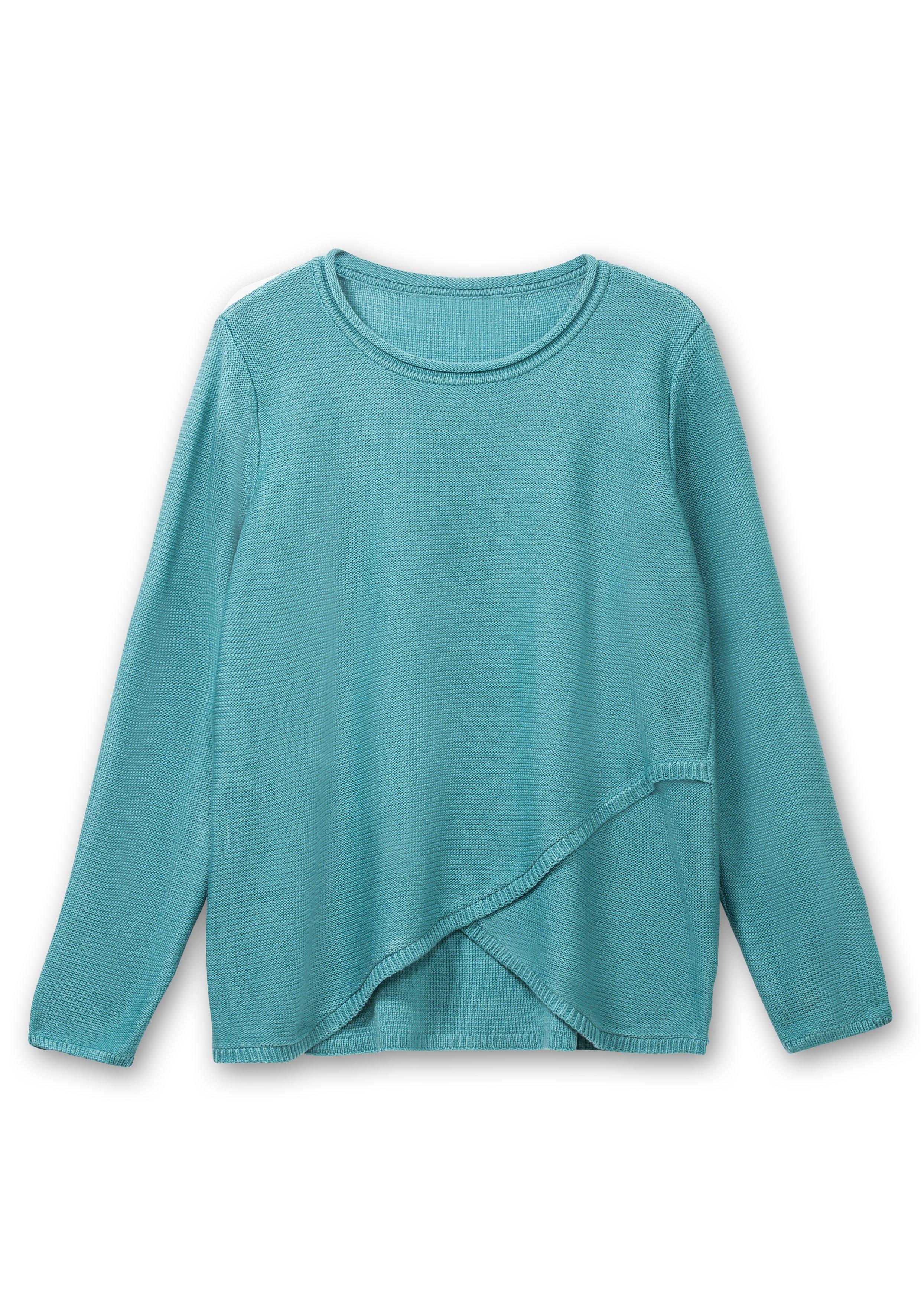 Pullover im Lagenlook, in Rippstruktur