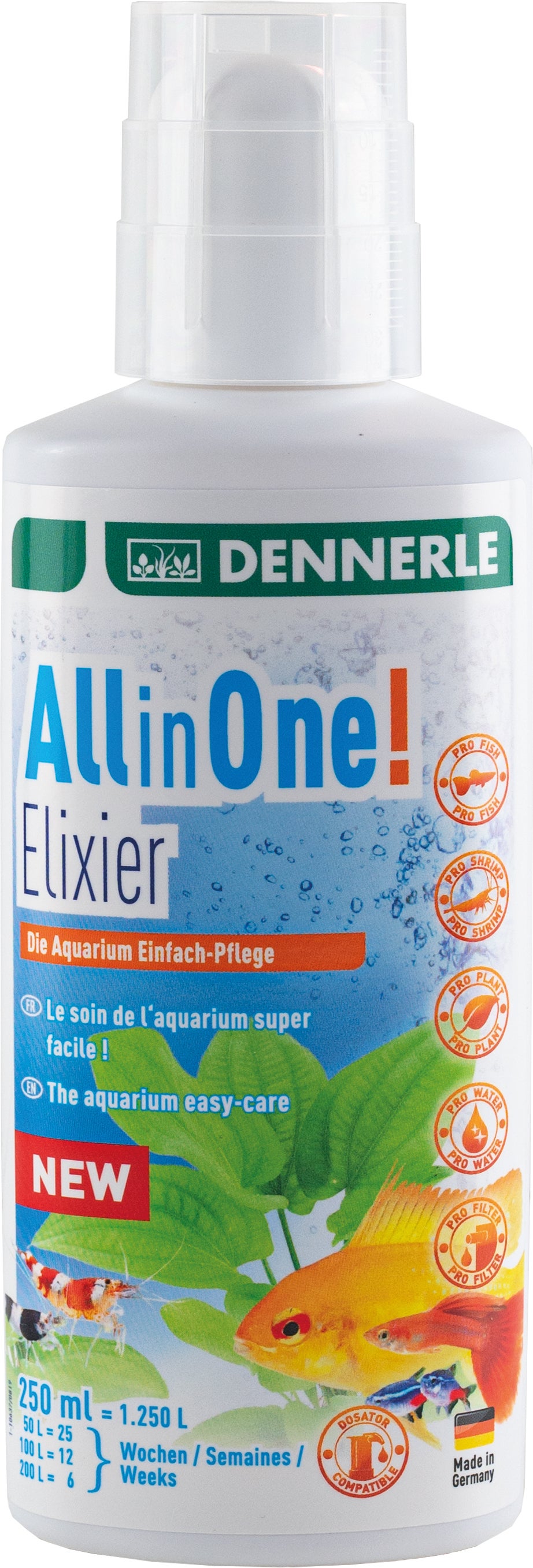 Dennerle waterverzorging All in One Elixier 250 ml