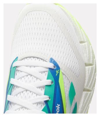 Chaussures de Running Reebok Floatzig 1 Blanc/Vert/Jaune Femme